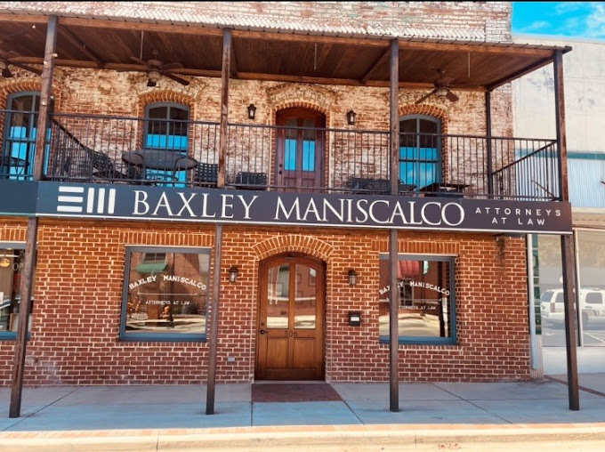 The outside of the office building of Baxley Maniscalco.